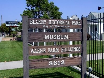 Blakey Historical Park Sign image. Click for full size.