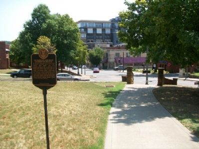 The State and Land-Grant University of Arkansas Marker image. Click for full size.