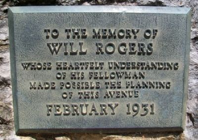 Will Rogers Marker image. Click for full size.