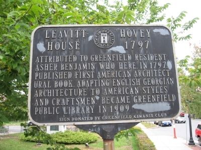 Leavitt-Hovey House 1797 Marker image. Click for full size.