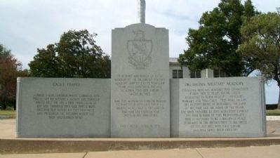 Oklahoma Military Academy War Memorial image. Click for full size.