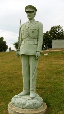 Oklahoma Military Academy Cadet Statue image. Click for full size.