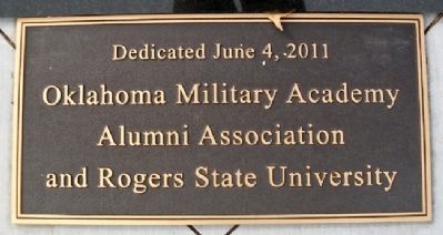 Oklahoma Military Academy KIA Memorial Sponsors image. Click for full size.