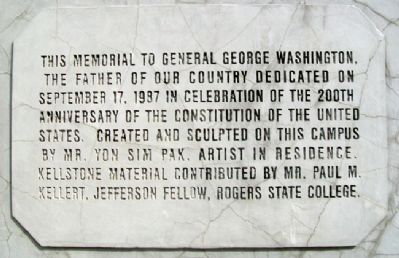 George Washington Memorial Dedication image. Click for full size.