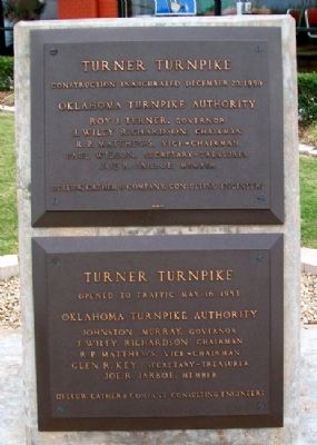 Turner Turnpike Markers image. Click for full size.