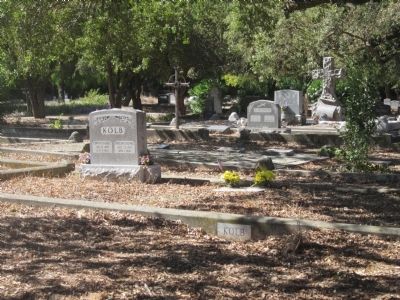 The Kolb Family Plot at the Pioneer Dublin Cemetery image. Click for full size.