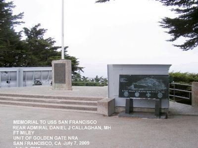 The USS San Francisco Memorial image. Click for full size.