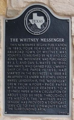 Whitney Messenger Marker image. Click for full size.