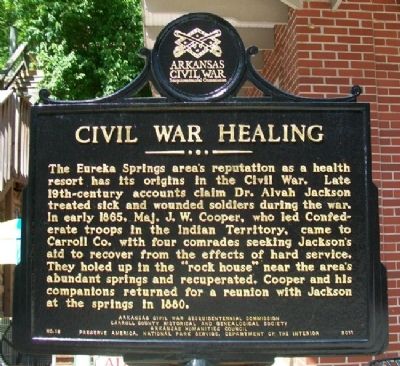 Civil War Healing Marker image. Click for full size.