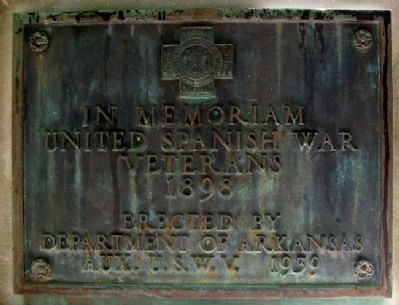 Spanish-American Veterans Memorial Marker image. Click for full size.