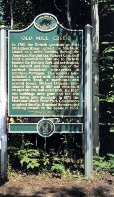 Old Mill Creek Marker image. Click for full size.