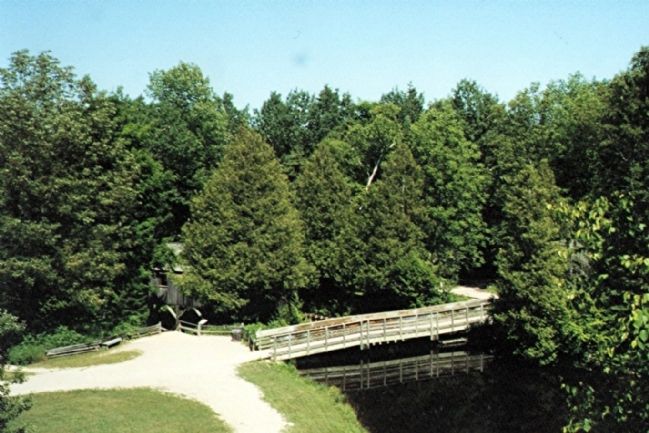 Mill Creek Bridge & Saw Mill image. Click for full size.