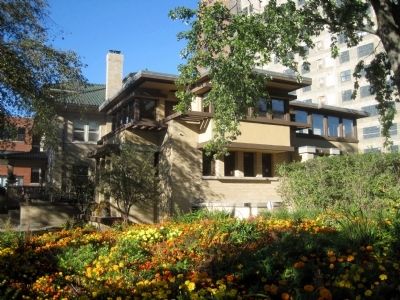 The Emil Bach House is on the National Register of Historic Places and is a Chicago Landmark image. Click for full size.