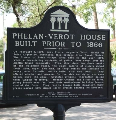 Phelan-Verot House Built Prior to 1866 Marker image. Click for full size.