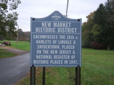 New Market Historic District Marker image. Click for full size.