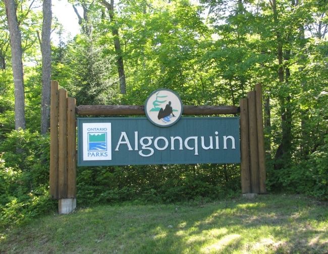 Algonquin Provincial Park Entrance image. Click for full size.
