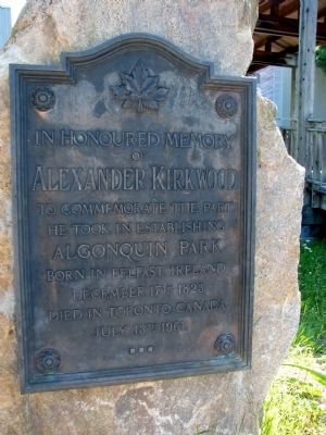 Alexander Kirkwood Memorial image. Click for full size.