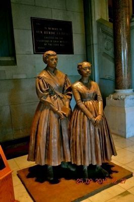 Prudence Crandall Statue and Student "Gabriel Koren". Click for full size. Prudence Crandall Statue and Student "Gabriel Koren" image. Click for full size.