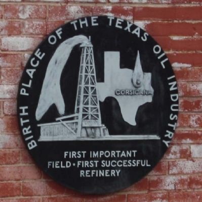 The Birthplace of the Texas Oil Industry Medallion image. Click for full size.