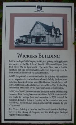 Wickers Building Marker image. Click for full size.