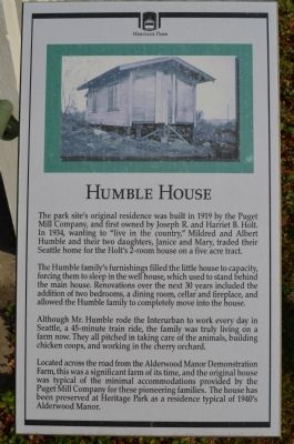 Humble House Marker image. Click for full size.