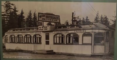 Old "55" Diner, Everett, Circa 1950 image. Click for full size.