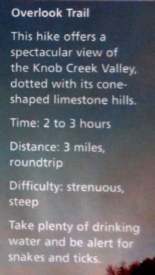 Insert - Knob Creek - image. Click for full size.