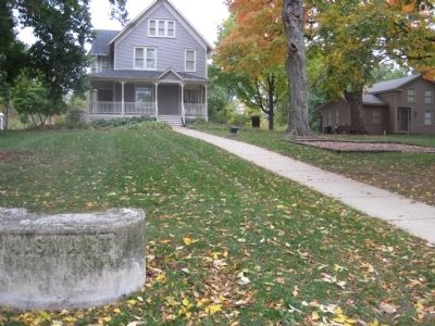 The Indian Boundary Line is in front of the Downers Grove Park District Museum image. Click for full size.