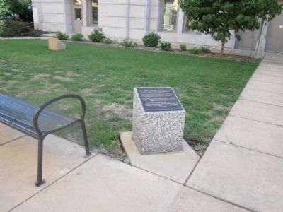 Sa’ Cumn’e Plaza Marker. Click for full size. Sa’ Cumn’e Plaza Marker image. Click for full size.