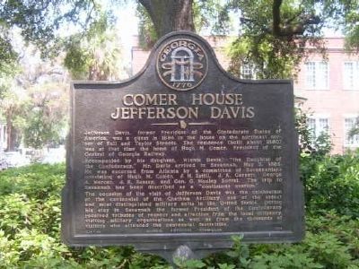 Comer House Marker image. Click for full size.