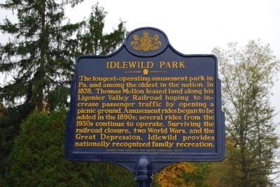 Idlewild Park Marker image. Click for full size.
