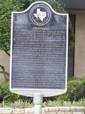 Corsicana Marker image. Click for full size.