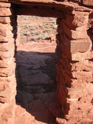 Wukoki Pueblo Doorway image. Click for full size.