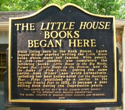 The <i>Little Books</i> Began Here Marker (Side B). Click for full size. The <i>Little Books</i> Began Here Marker (Side B) image. Click for full size.