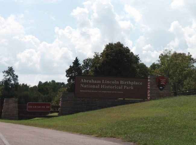 Abraham Lincoln Birthplace National Historical Park - Entrance. Click for full size. Abraham Lincoln Birthplace National Historical Park - Entrance image. Click for full size.