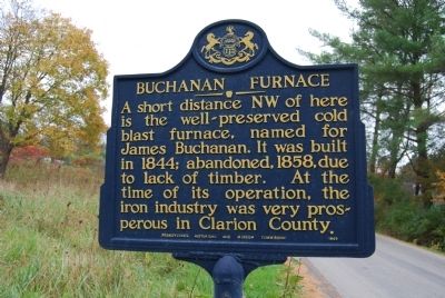 Buchanan Furnace Marker image. Click for full size.