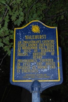 Halehurst Marker. Click for full size. Halehurst Marker image. Click for full size.