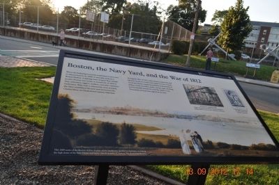 Boston, the Navy Yard, and the War of 1812 Marker image. Click for full size.