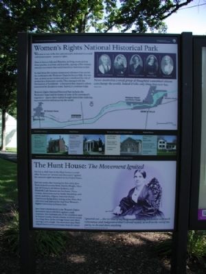 Women's Rights National Historic Park - Hunt House Marker image. Click for full size.