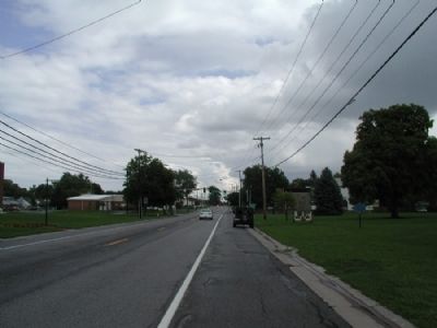 Town of Gates Marker as seen facing east image. Click for full size.