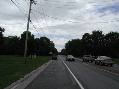 Town of Gates Marker as seen facing west image. Click for full size.