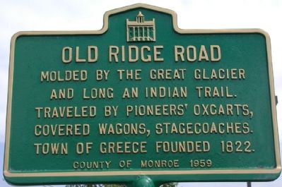 Old Ridge Road Marker image. Click for full size.