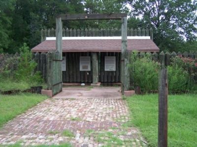 Prisoners from Louisiana Marker, center image. Click for full size.