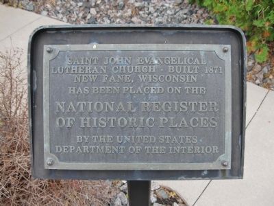 Saint John Evangelical Lutheran Church Marker image. Click for full size.