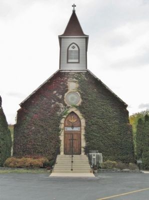 Saint John Evangelical Lutheran Church and Marker image. Click for full size.