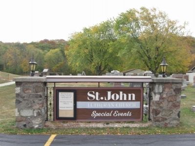 St. John Lutheran Church Sign image. Click for full size.