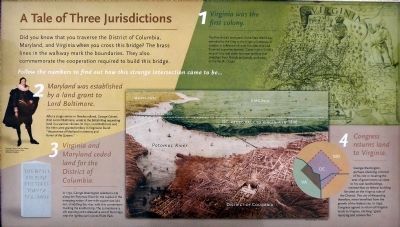 A Tale of Three Jurisdictions Marker. Click for full size. A Tale of Three Jurisdictions Marker image. Click for full size.