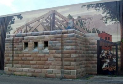 Flood Gate House Mural. Click for full size. Flood Gate House Mural image. Click for full size.