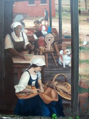 Flood Gate House Mural Detail. Click for full size. Flood Gate House Mural Detail image. Click for full size.