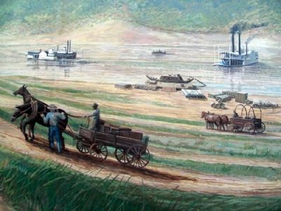 Early Bonneyfiddle Mural Detail. Click for full size. Early Bonneyfiddle Mural Detail image. Click for full size.